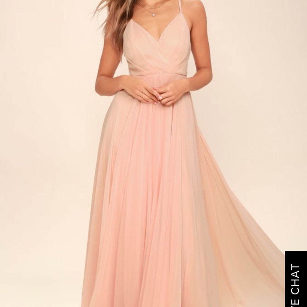 Blush Pink Maxi Dress
